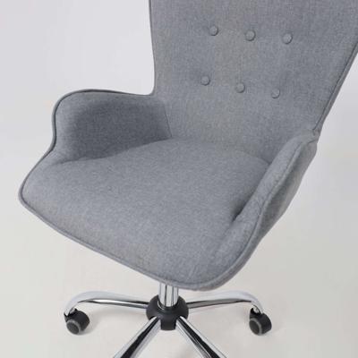 Кресло компьютерное AksHome Кресло поворотное Bella, серый, ткань арт. ZN-125875