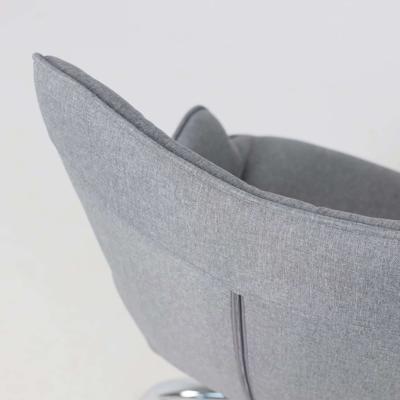 Кресло компьютерное AksHome Кресло поворотное Bella, серый, ткань арт. ZN-125875