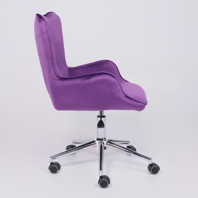 Кресло компьютерное AksHome Кресло поворотное Bella, фиолетовый, велюр арт. ZN-125879