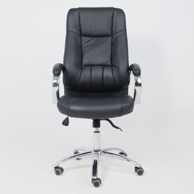 Кресло компьютерное AksHome Кресло поворотное King, чёрный, натуральная кожа арт. ZN-125982