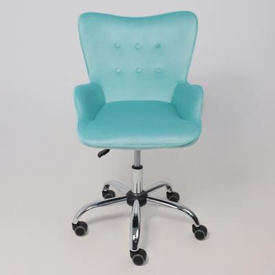 Кресло компьютерное AksHome Кресло поворотное Bella, мятный, велюр арт. ZN-125883