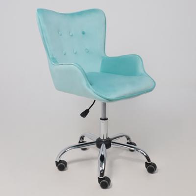 Кресло компьютерное AksHome Кресло поворотное Bella, мятный, велюр арт. ZN-125883
