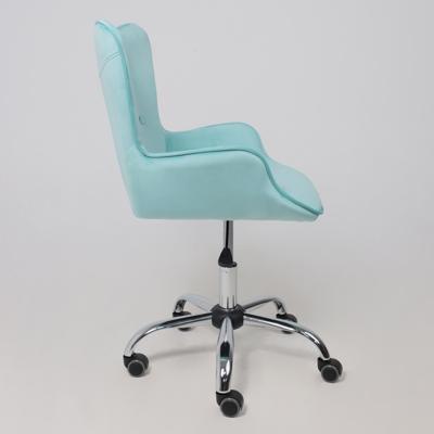 Кресло компьютерное AksHome Кресло поворотное Bella, мятный, велюр арт. ZN-125883