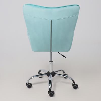 Кресло компьютерное AksHome Кресло поворотное Bella, мятный, велюр арт. ZN-125883