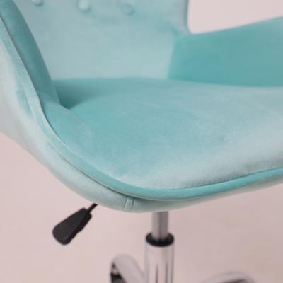 Кресло компьютерное AksHome Кресло поворотное Bella, мятный, велюр арт. ZN-125883