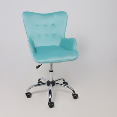 Кресло компьютерное AksHome Кресло поворотное Bella, мятный, велюр арт. ZN-125883