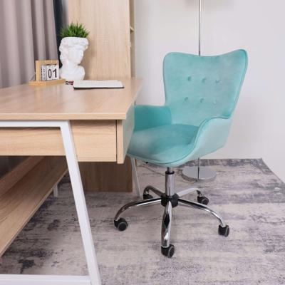 Кресло компьютерное AksHome Кресло поворотное Bella, мятный, велюр арт. ZN-125883
