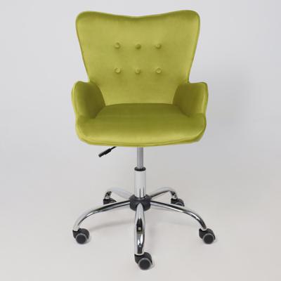 Кресло компьютерное AksHome Кресло поворотное Bella, оливковый, велюр арт. ZN-125884