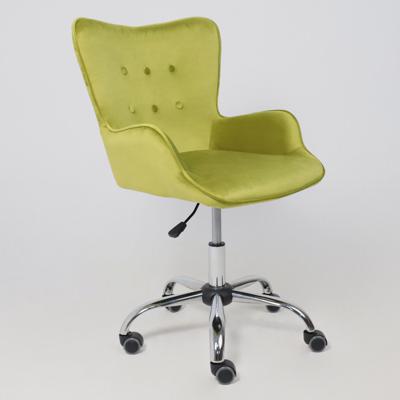 Кресло компьютерное AksHome Кресло поворотное Bella, оливковый, велюр арт. ZN-125884