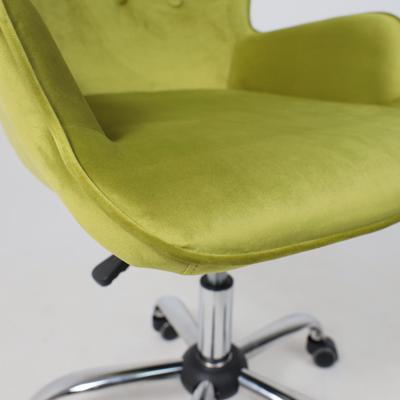 Кресло компьютерное AksHome Кресло поворотное Bella, оливковый, велюр арт. ZN-125884