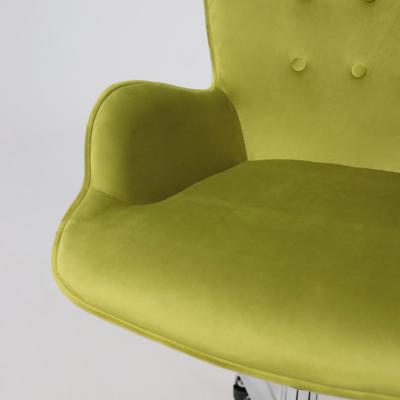 Кресло компьютерное AksHome Кресло поворотное Bella, оливковый, велюр арт. ZN-125884