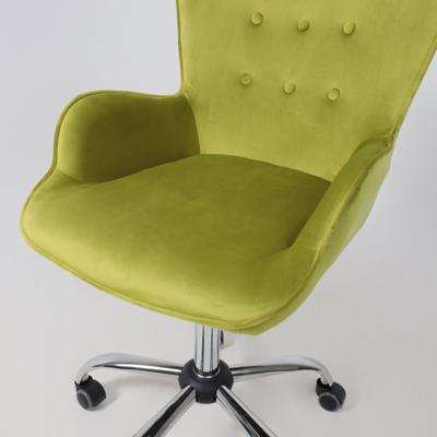 Кресло компьютерное AksHome Кресло поворотное Bella, оливковый, велюр арт. ZN-125884