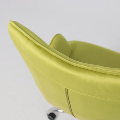 Кресло компьютерное AksHome Кресло поворотное Bella, оливковый, велюр арт. ZN-125884