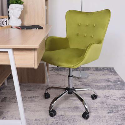 Кресло компьютерное AksHome Кресло поворотное Bella, оливковый, велюр арт. ZN-125884