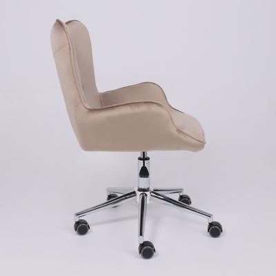 Кресло компьютерное AksHome Кресло поворотное Bella, бежевый, велюр арт. ZN-125877