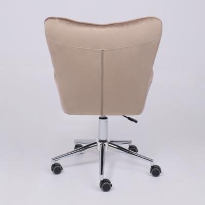 Кресло компьютерное AksHome Кресло поворотное Bella, бежевый, велюр арт. ZN-125877