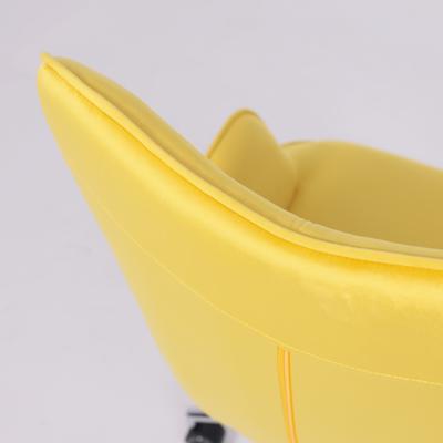 Кресло компьютерное AksHome Кресло поворотное Bella, желтый, велюр арт. ZN-125889