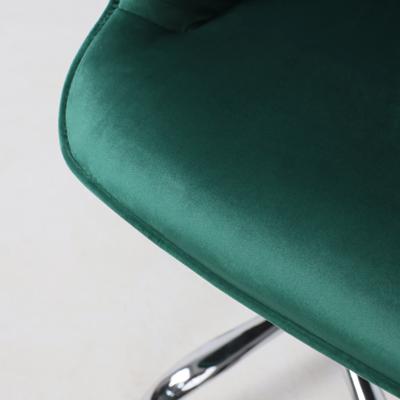 Кресло компьютерное AksHome Кресло поворотное Bella, темно-зеленый, велюр арт. ZN-125888