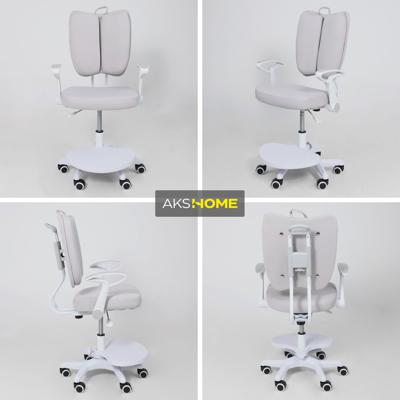 Кресло компьютерное AksHome Кресло поворотное Pegas, серый, ткань арт. ZN-126035