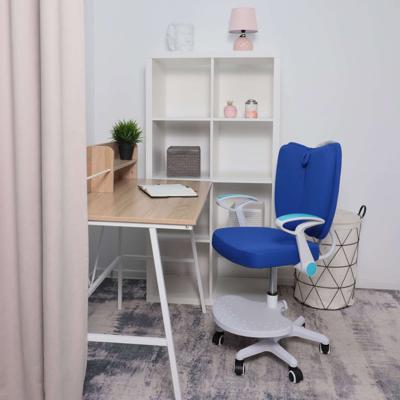Кресло компьютерное AksHome Кресло поворотное Pegas, синий, ткань арт. ZN-126037