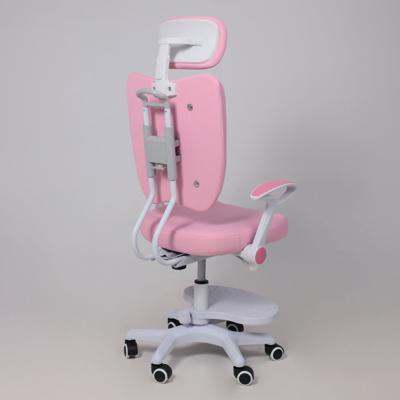 Кресло компьютерное AksHome Кресло поворотное Twins, розовый, ткань арт. ZN-126121