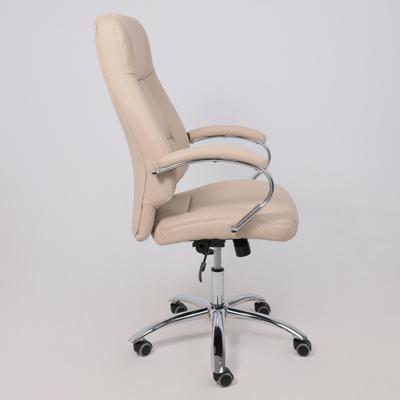Кресло компьютерное AksHome Кресло поворотное King, бежевый, экокожа арт. ZN-125979