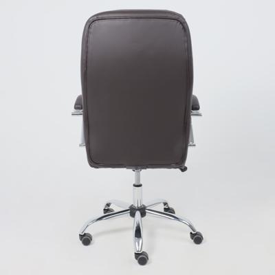 Кресло компьютерное AksHome Кресло поворотное Richard New, коричневый, экокожа арт. ZN-418416