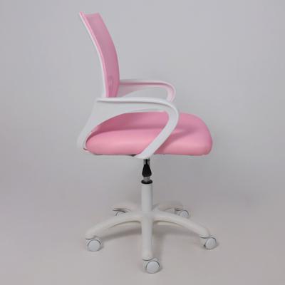 Кресло компьютерное AksHome Кресло поворотное Ricci, розовый, ткань арт. ZN-126073