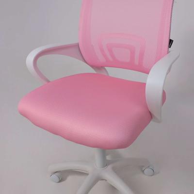 Кресло компьютерное AksHome Кресло поворотное Ricci, розовый, ткань арт. ZN-126073