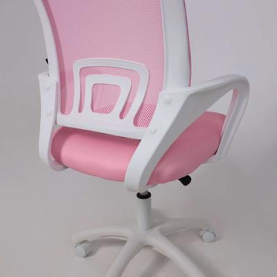 Кресло компьютерное AksHome Кресло поворотное Ricci, розовый, ткань арт. ZN-126073