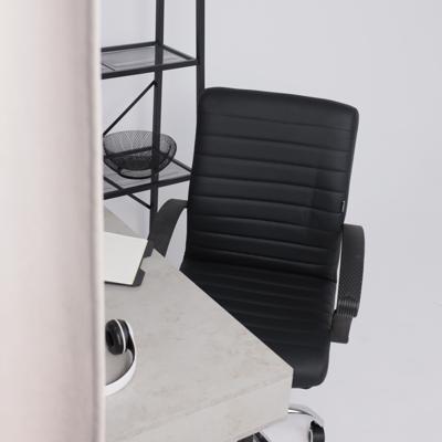 Кресло компьютерное AksHome Кресло поворотное James, чёрный, экокожа арт. ZN-125975