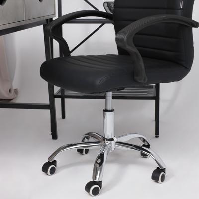 Кресло компьютерное AksHome Кресло поворотное James, чёрный, экокожа арт. ZN-125975