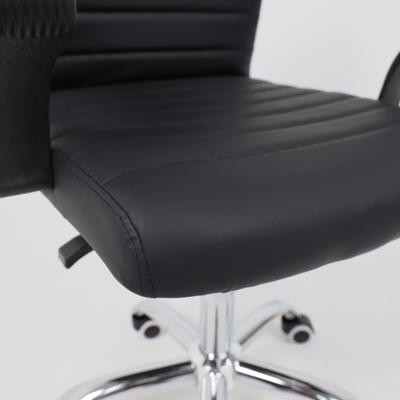 Кресло компьютерное AksHome Кресло поворотное James, чёрный, экокожа арт. ZN-125975