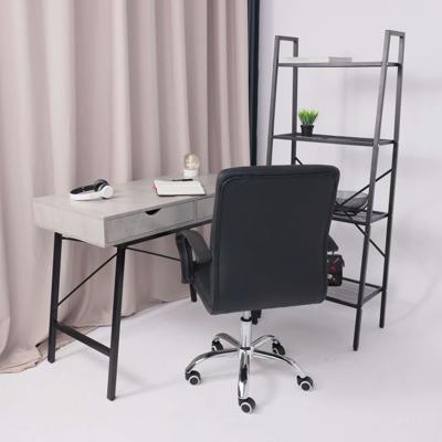 Кресло компьютерное AksHome Кресло поворотное James, чёрный, экокожа арт. ZN-125975
