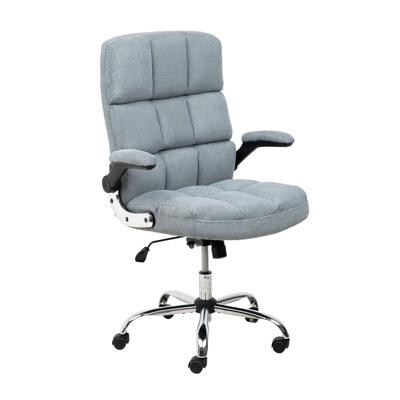 Кресло компьютерное AksHome Кресло поворотное Caesar, серый, велюр арт. ZN-125897