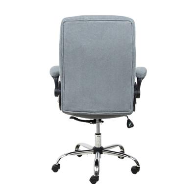 Кресло компьютерное AksHome Кресло поворотное Caesar, серый, велюр арт. ZN-125897