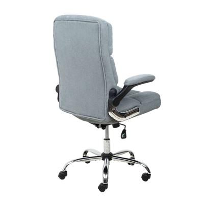 Кресло компьютерное AksHome Кресло поворотное Caesar, серый, велюр арт. ZN-125897