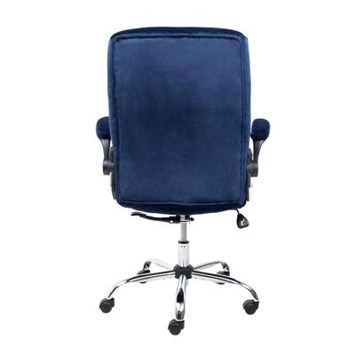 Кресло компьютерное AksHome Кресло поворотное Caesar, темно-синий, велюр арт. ZN-125899