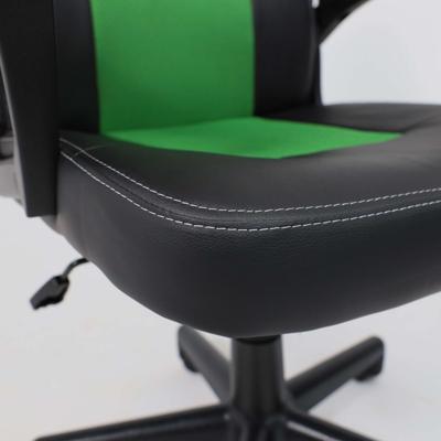 Кресло компьютерное AksHome Кресло поворотное Flaviy, черный/серый/салатовый, ткань арт. ZN-125944