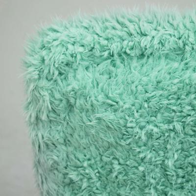 Кресло компьютерное AksHome Кресло поворотное Fluffy, мятный, искусственный мех арт. ZN-125945