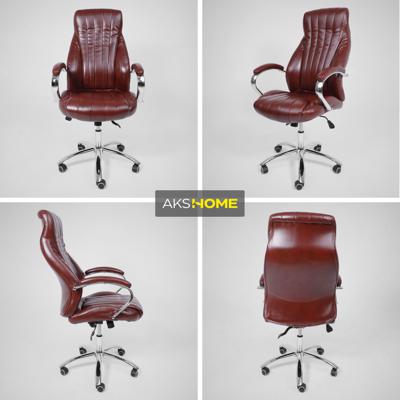 Кресло компьютерное AksHome Кресло поворотное MASTIF, ECO, темно-коричневый арт. ZN-173106