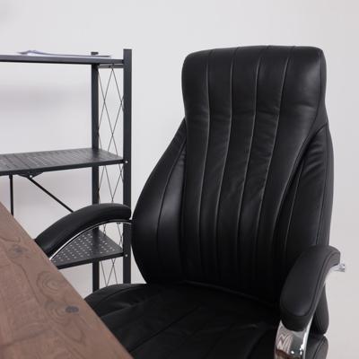 Кресло компьютерное AksHome Кресло поворотное MASTIF, натуральная кожа, черный арт. ZN-173107