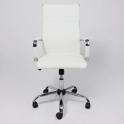 Кресло компьютерное AksHome Кресло поворотное ELEGANCE, LIGHT, ECO, белый арт. ZN-273782