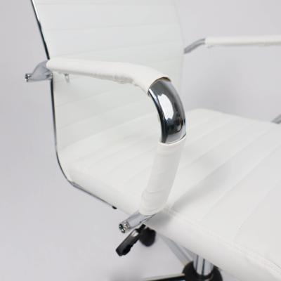 Кресло компьютерное AksHome Кресло поворотное ELEGANCE, LIGHT, ECO, белый арт. ZN-273782