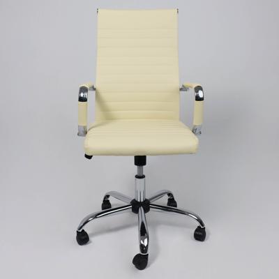 Кресло компьютерное AksHome Кресло поворотное ELEGANCE, LIGHT, ECO, кремовый арт. ZN-273783