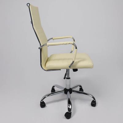 Кресло компьютерное AksHome Кресло поворотное ELEGANCE, LIGHT, ECO, кремовый арт. ZN-273783