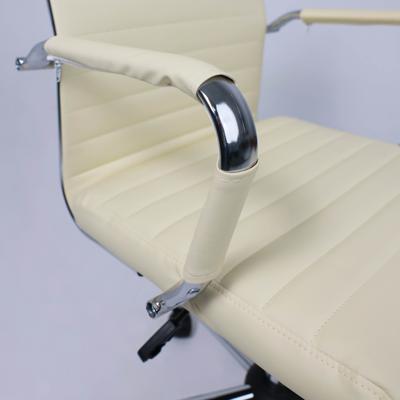 Кресло компьютерное AksHome Кресло поворотное ELEGANCE, LIGHT, ECO, кремовый арт. ZN-273783