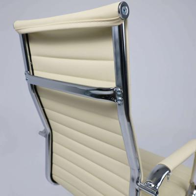 Кресло компьютерное AksHome Кресло поворотное ELEGANCE, LIGHT, ECO, кремовый арт. ZN-273783
