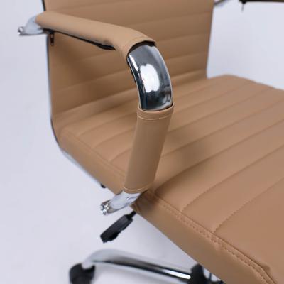 Кресло компьютерное AksHome Кресло поворотное ELEGANCE, LIGHT, ECO, бежевый арт. ZN-273784