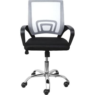 Кресло компьютерное AksHome Кресло поворотное Ricci New, серый, сетка арт. ZN-381500